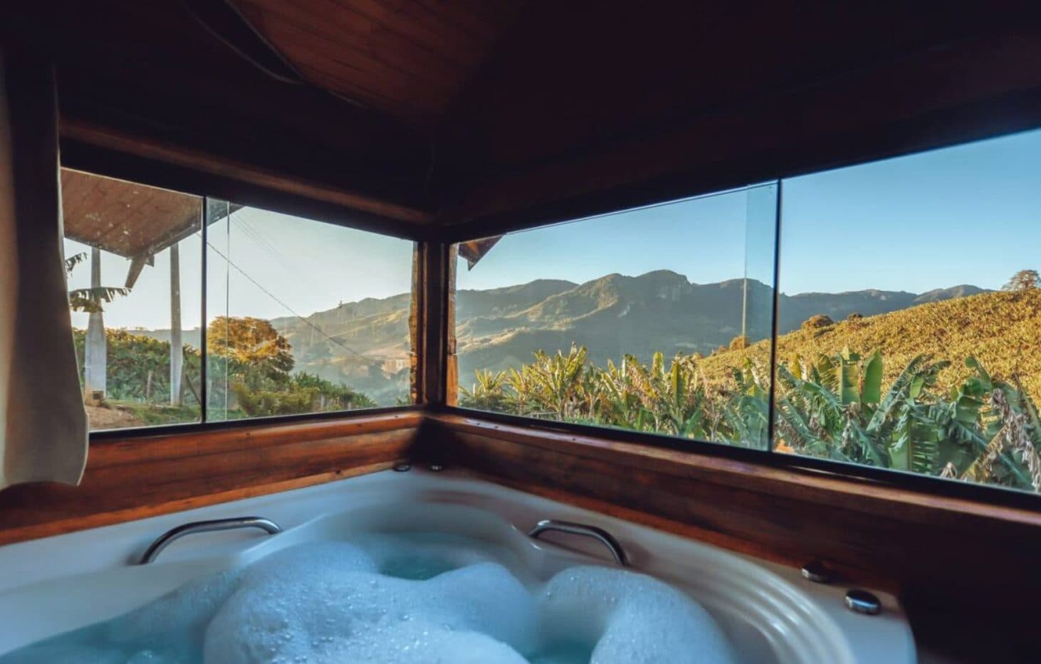 Banheira com vista