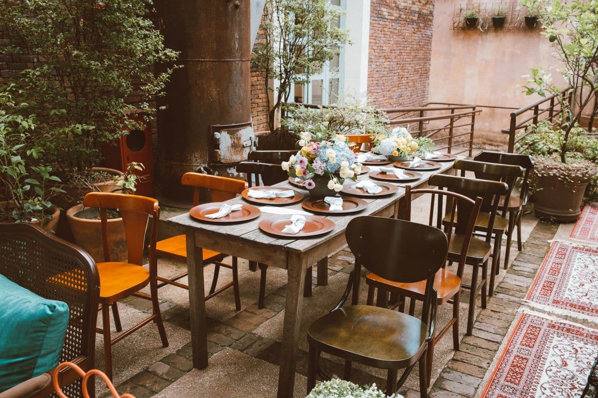 Café colonial na roça